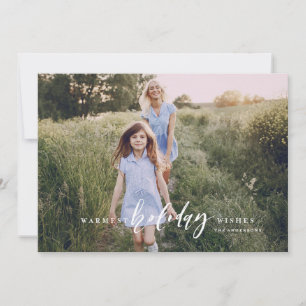 Warmer Urlaub wünscht Weihnachtskarte Feiertagskarte