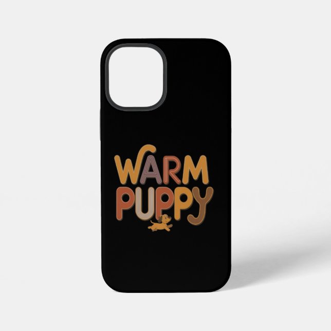 warmer Welpe iPhone Hülle (Rückseite)