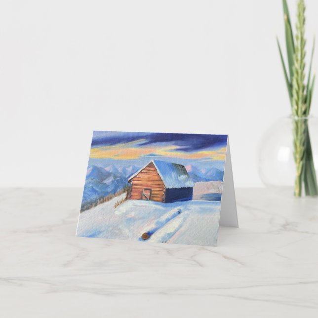 Warmer Winter Karte (Vorderseite)