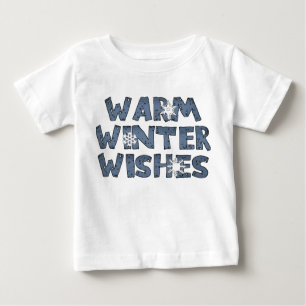 Warmer Winter wünscht Feiertags-T - Shirt