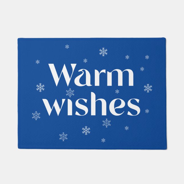 Warmer WishWinter Fußmatte (Vorderseite)