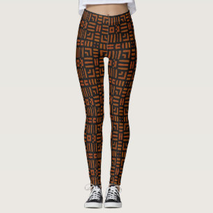 Warmes afrikanisches Stammesdesign Leggings
