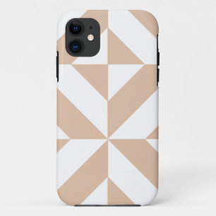 Warmes Beige Geometric Deko Cube Pattern Case-Mate iPhone Hülle