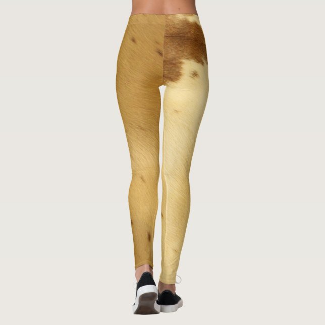 Warmes beige leggings (Rückseite)