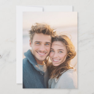 Warmes Beige spontane Fotografie Einladung