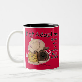 Warmes, Fuzzy Gefühl! Zweifarbige Tasse