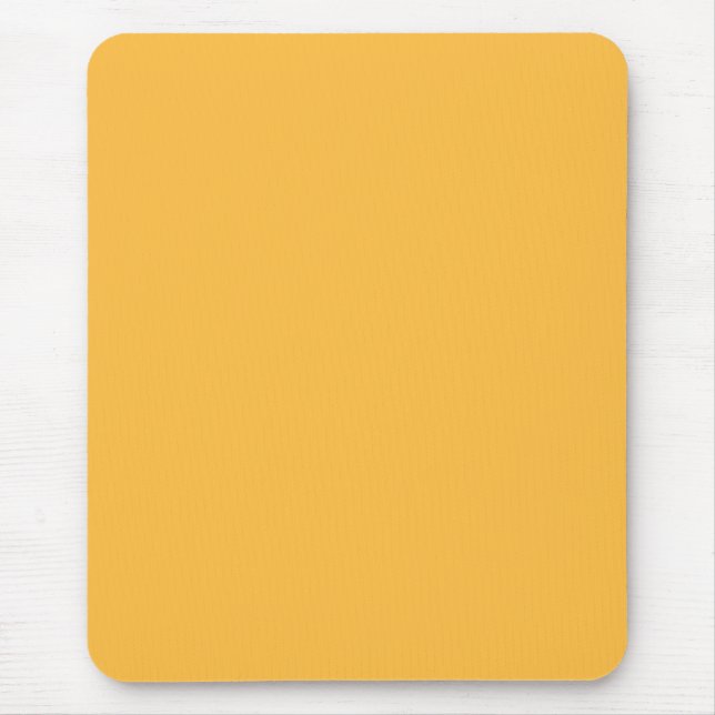 Warmes Gelb Mousepad (Vorne)