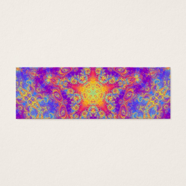 Warmes Glow Star Bright Color Swirl Kaleidoskop Ar (Vorderseite)