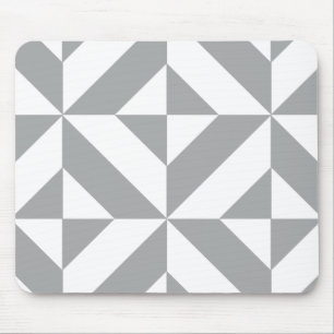Warmes graues geometrisches Deko Cube Muster Mousepad