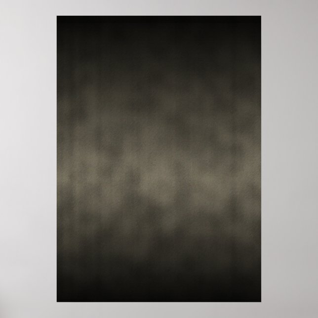 Warmes Gray Goth Ombre Hintergrundkunst Poster (Vorne)