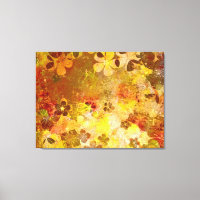 Warmes Herbstgemälde abstrakt