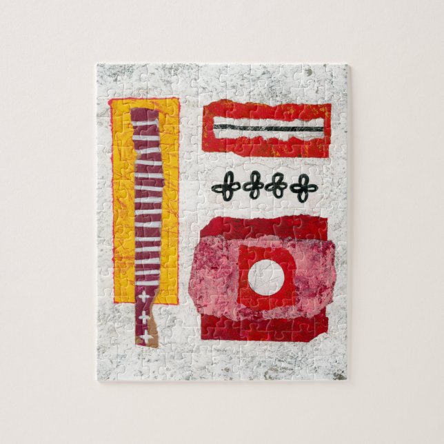 Warmes In Hier Jigsaw Puzzle - Abstrakte Kunst (Vertikal)