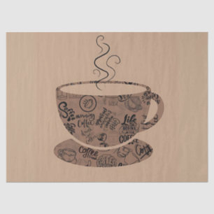 Warmes Kaffeehaus Essence Seidenpapier