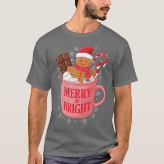 Warmes Kakao und Weihnachtsfilme WeihnachtsRetro T-Shirt