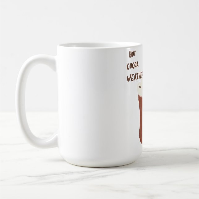 Warmes Kakao-Wetter Kaffeetasse (Links)