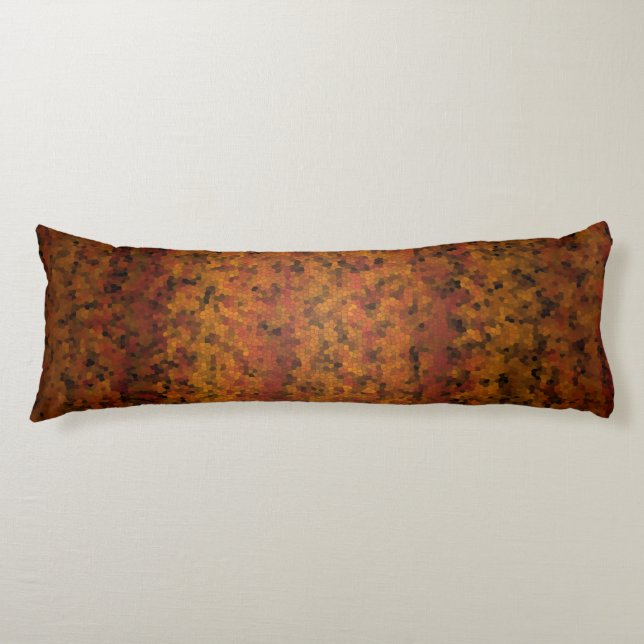 Warmes Mosaikdesign Seitenschläferkissen (Vorderseite)