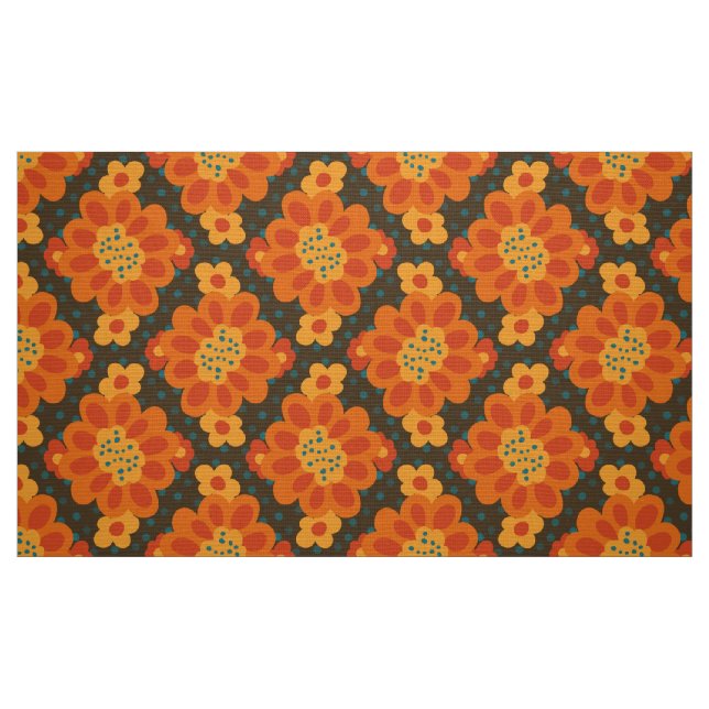 Warmes Retro-Farbstoff Vintag nahtlos Gewebe Stoff (Fat Quarter (45,7 x 55,9 cm))