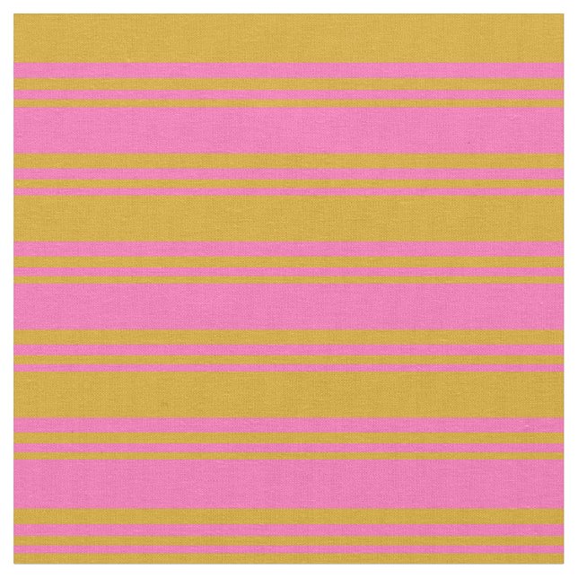 Warmes rosa und goldenes Muster Stoff (Nahaufnahme)