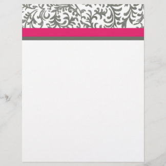 Warmes rosa und graues Blumenmuster