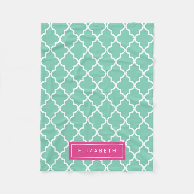 Warmes Rosa und Meeresfrüchte | Fleece Blanket (Vorderseite)