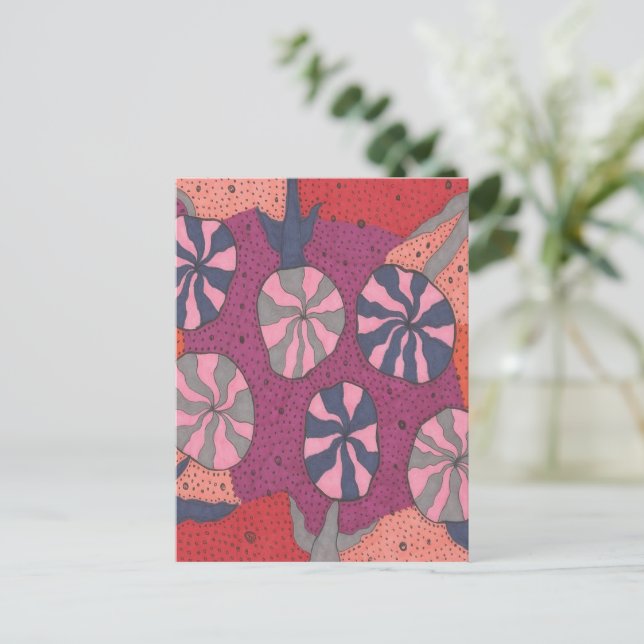 Warmes Sommer-Gefühl Postkarte (Stehend Vorderseite)