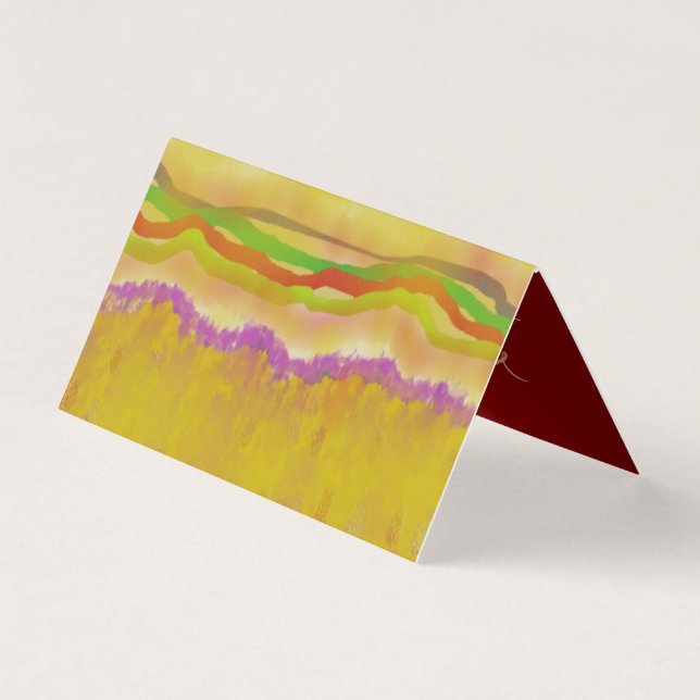Warmes Sun- und Maisdesign abstrakt Danke (Vorderseite)