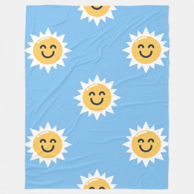 Warmes und sonniges Fleece 60x80 Blanket (Vorderseite)