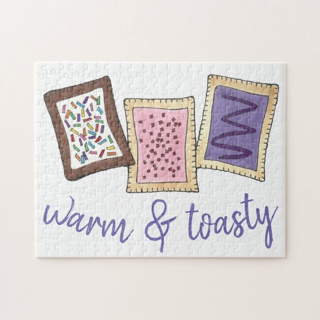 Warmes und toasty Frühstück Toaster Konditorei Jun Puzzle (Horizontal)