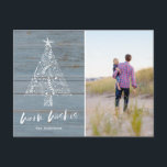 Warmes wünscht Coastal Beach Florida Family Foto Feiertagspostkarte<br><div class="desc">Weihnachts-Postkarten in einem Küstenstrand "Warme Wünsche" Design. Fügen Sie Ihr Foto, Ihre Nachricht und Ihre Namen auf der Vorderseite der Postkarte und Ihre Rücksendeadresse hinzu und fügen Sie den Gruß auf der Rückseite hinzu. Wenn Sie Hilfe beim Zuschneiden Ihres Fotos benötigen oder eine individuelle Anfrage haben, kontaktieren Sie mich. Ich...</div>