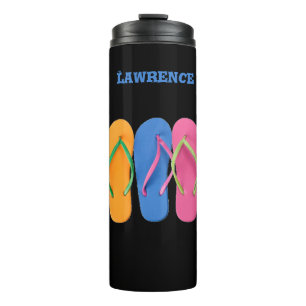 Wärmespeicher mit farbenfrohen Flip Flops-Design Thermosbecher