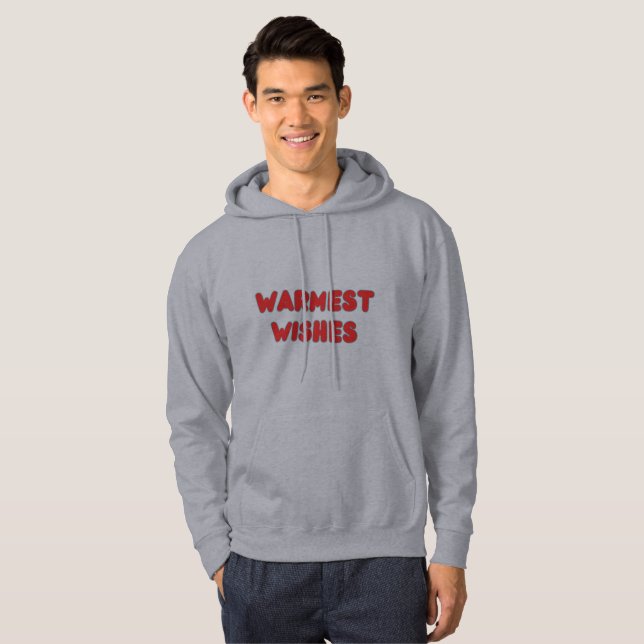 Warmest wünscht Hoodie (Vorne ganz)