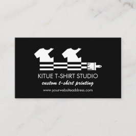 Wärmeübertragung für Schwarze Logos Vinyl-Shirt Visitenkarte