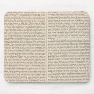 Wärmeverteilung über den Globus fortgesetzt Mousepad