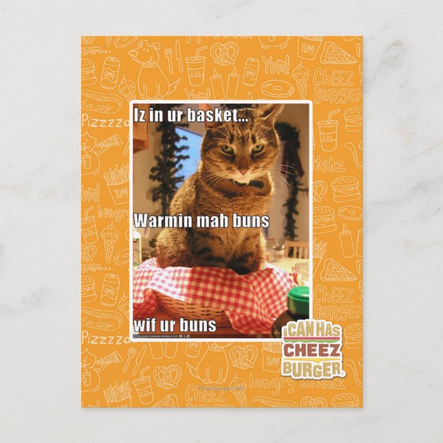 Warmin mah Buns Postkarte (Vorderseite)