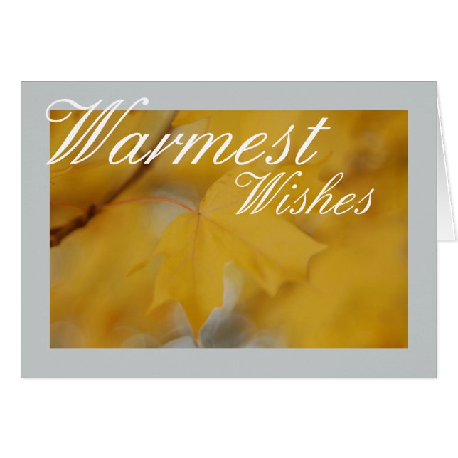 Warmwünschkarte (Vorderseite (Horizontal))