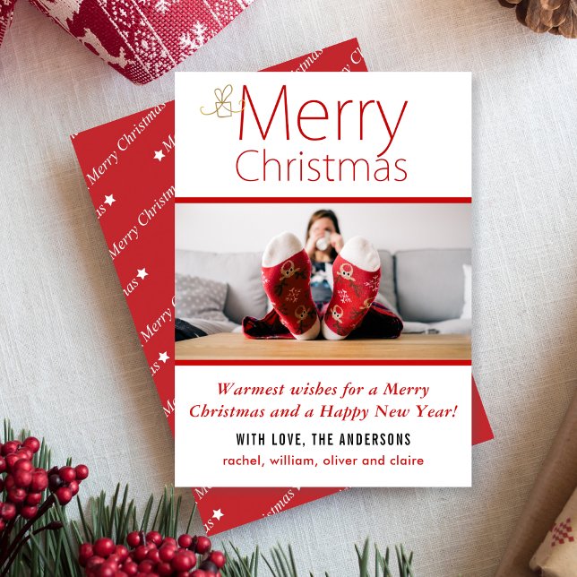 Warmwünschte Weihnachts-Foto Feiertagskarte (Von Creator hochgeladen)