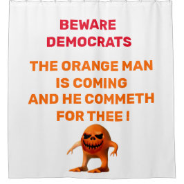 WARNDEMOKRATEN DUSCHVORHANG