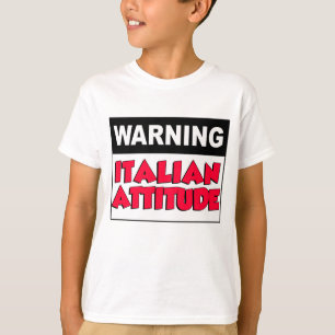 Warnende italienische Haltung T-Shirt