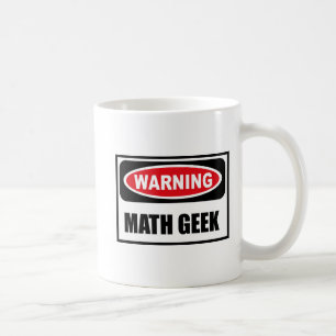 Warnende MATHEGEEK Tasse