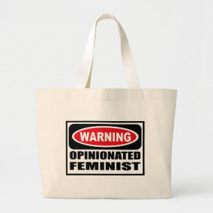 Warnende RECHTHABERISCHE FEMINISTISCHE Tasche