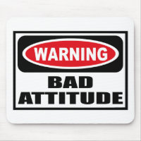 Warnende SCHLECHTE HALTUNG Mousepad