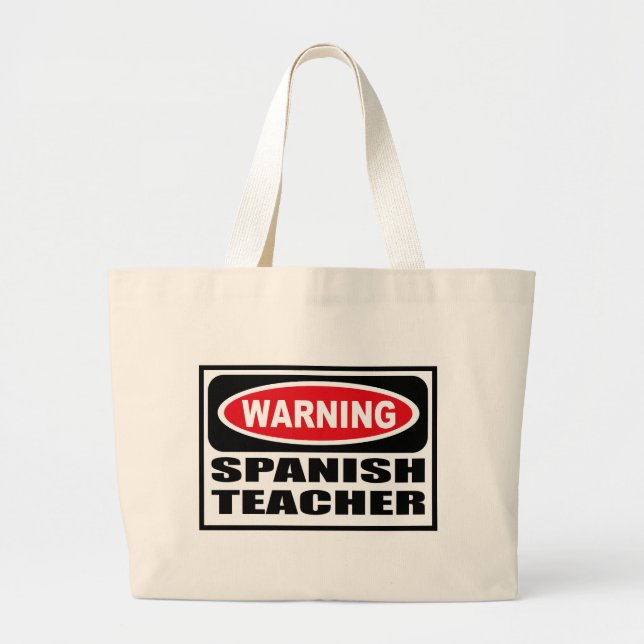 Warnende SPANISCHE LEHRER Tasche (Vorne)