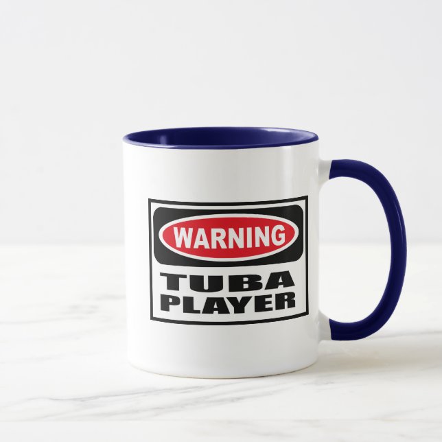 Warnende TUBA-SPIELER Tasse (Rechts)