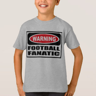 Warnender FUSSBALL der T - Shirt FANATISCHES