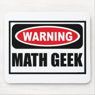 Warnender MATHE-AUSSENSEITER Mousepad