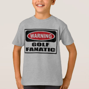 Warnendes GOLF der T - Shirt FANATISCHES Kindes