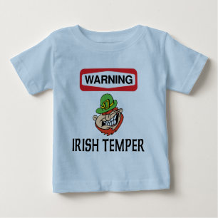 Warnendes Iren-Temperament Baby T-shirt
