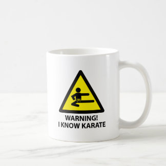 Warnendes Karate Tasse