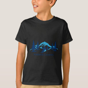 Warner Canyon Oregon Skigebiet Skifahren Skifahrer T-Shirt