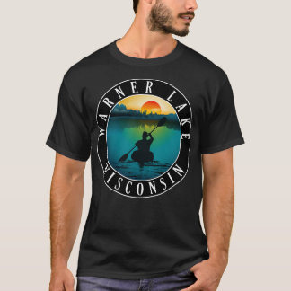 Warner Lake Wisconsin Kayaking T-Shirt